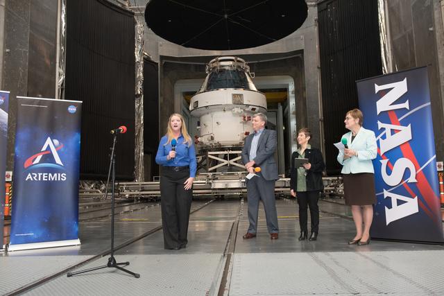 NASA image: Artemis Departure Media Event