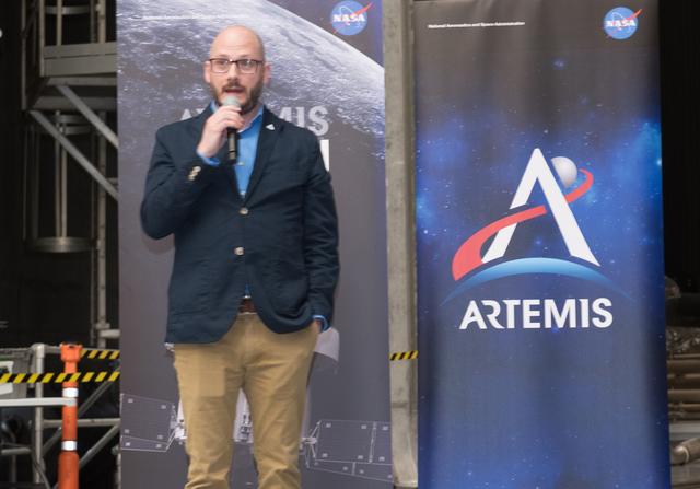 NASA image: Artemis Departure Media Event