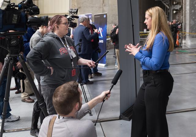 NASA image: Artemis Departure Media Event