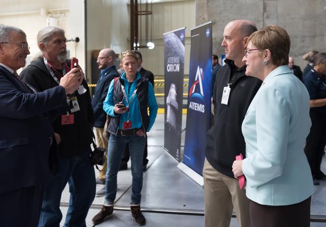 NASA image: Artemis Departure Media Event