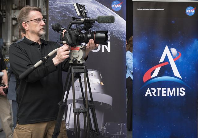 NASA image: Artemis Departure Media Event