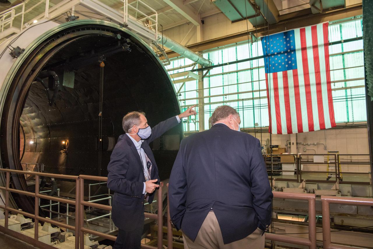 Visit to GRC by the Deputy Administrator, James Morhard