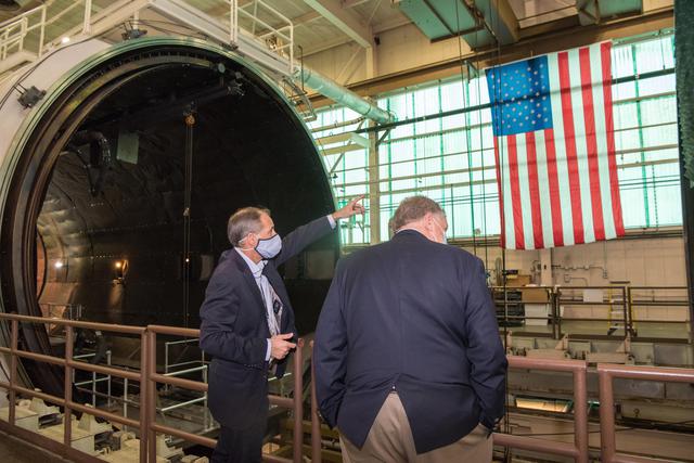 Visit to GRC by the Deputy Administrator, James Morhard