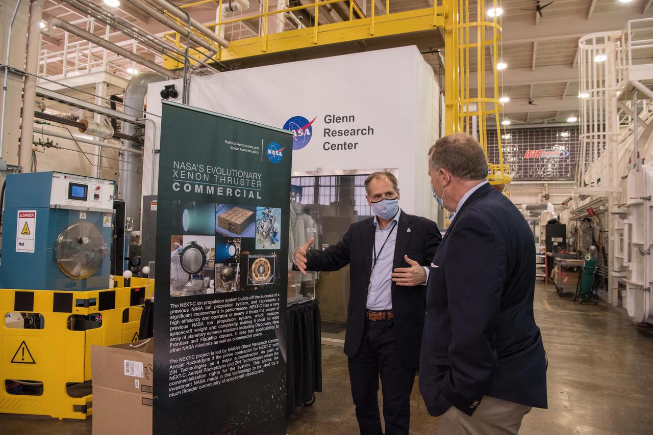 Visit to GRC by the Deputy Administrator, James Morhard