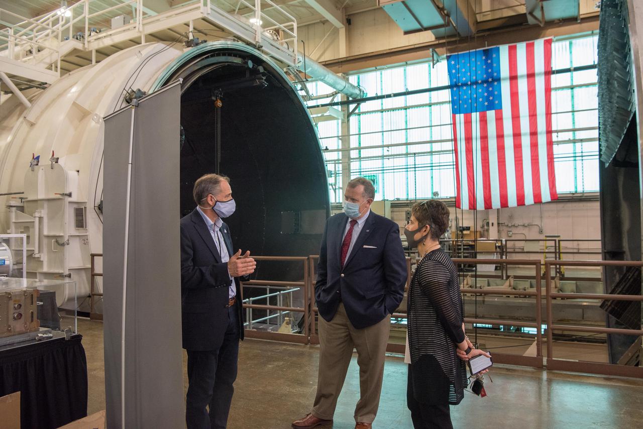 Visit to GRC by the Deputy Administrator, James Morhard