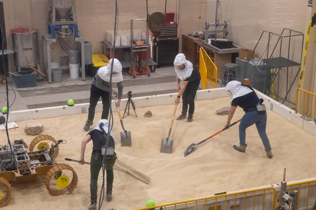 Volatiles Investigating Polar Exploration Rover, VIPER Testing in the Simulated Lunar Operations Lab, SLOPE Laboratory