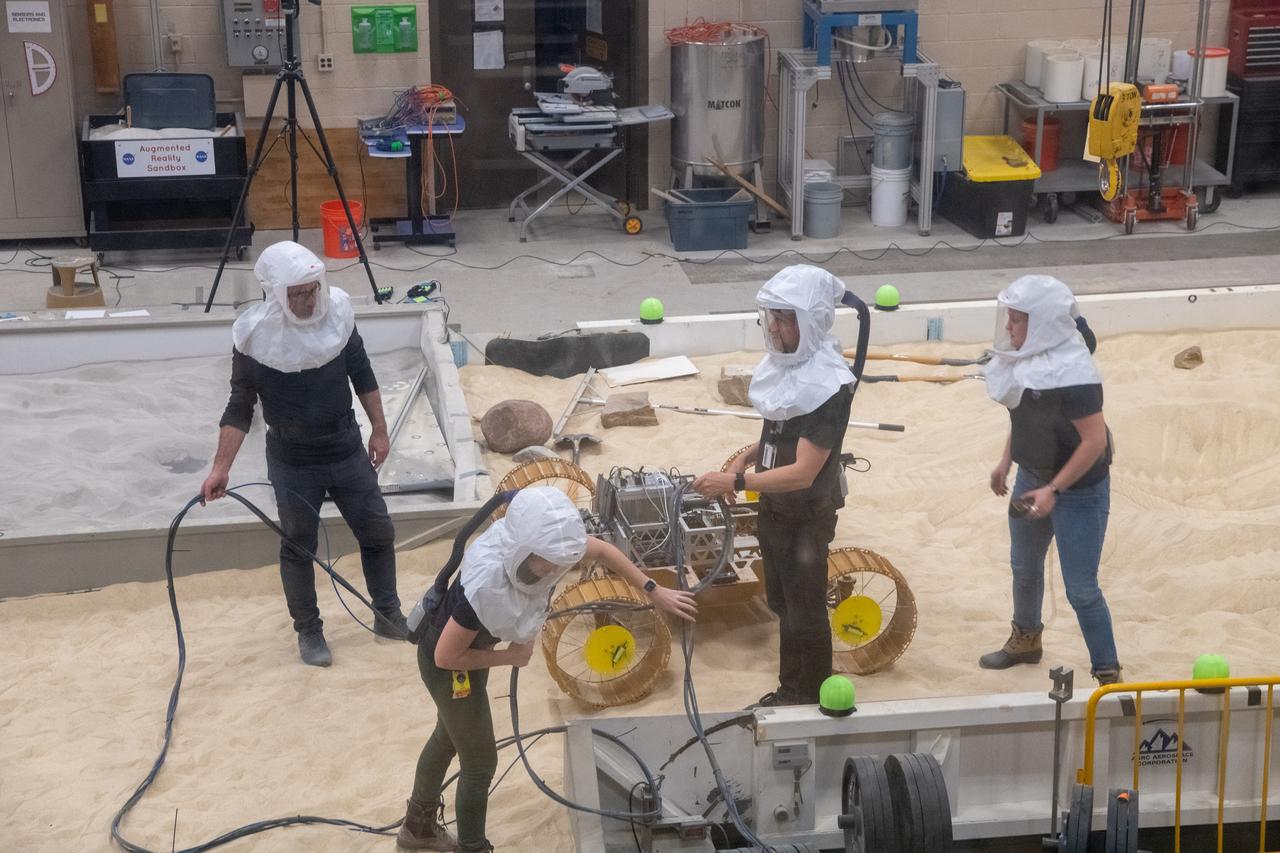 Volatiles Investigating Polar Exploration Rover, VIPER Testing in the Simulated Lunar Operations Lab, SLOPE Laboratory