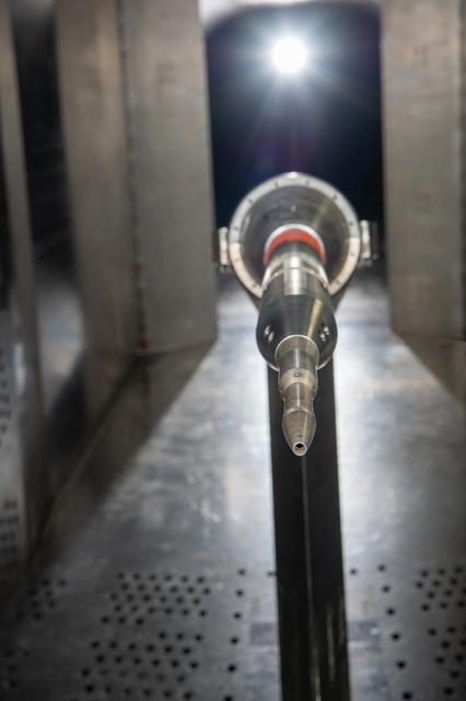 NASA image: X-59 Low Boom Flight Demonstrator, LBFD Probe Calibration Test