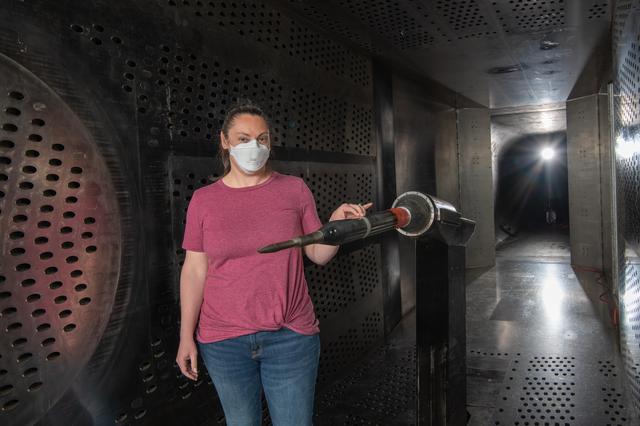 NASA image: X-59 Low Boom Flight Demonstrator, LBFD Probe Calibration Test