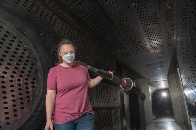 NASA image: X-59 Low Boom Flight Demonstrator, LBFD Probe Calibration Test