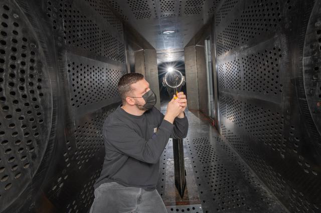 NASA image: X-59 Low Boom Flight Demonstrator, LBFD Probe Calibration Test