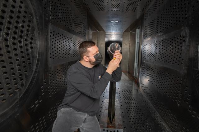 NASA image: X-59 Low Boom Flight Demonstrator, LBFD Probe Calibration Test