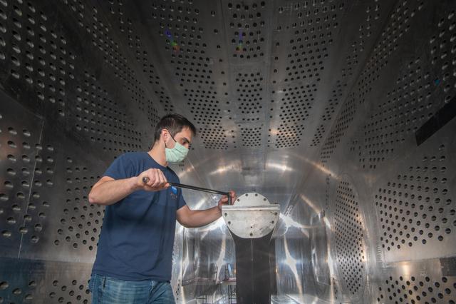 NASA image: X-59 Low Boom Flight Demonstrator, LBFD Probe Calibration Test