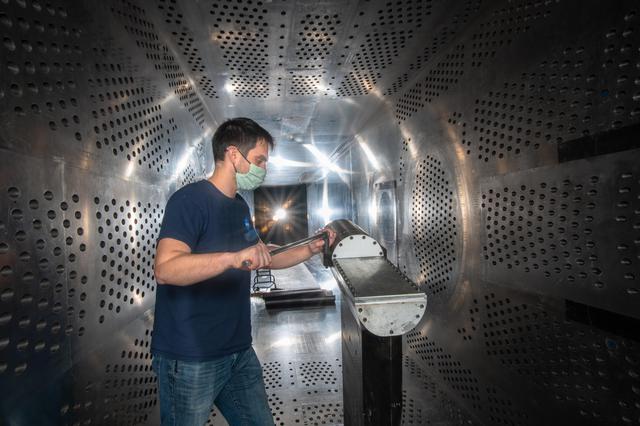 NASA image: X-59 Low Boom Flight Demonstrator, LBFD Probe Calibration Test