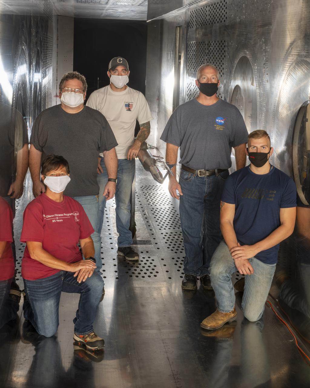 Commercial Supersonic Transport, CST Project, X-59 Sonic Boom Test Model, in the 8x6-foot Supersonic Wind Tunnel, SWT