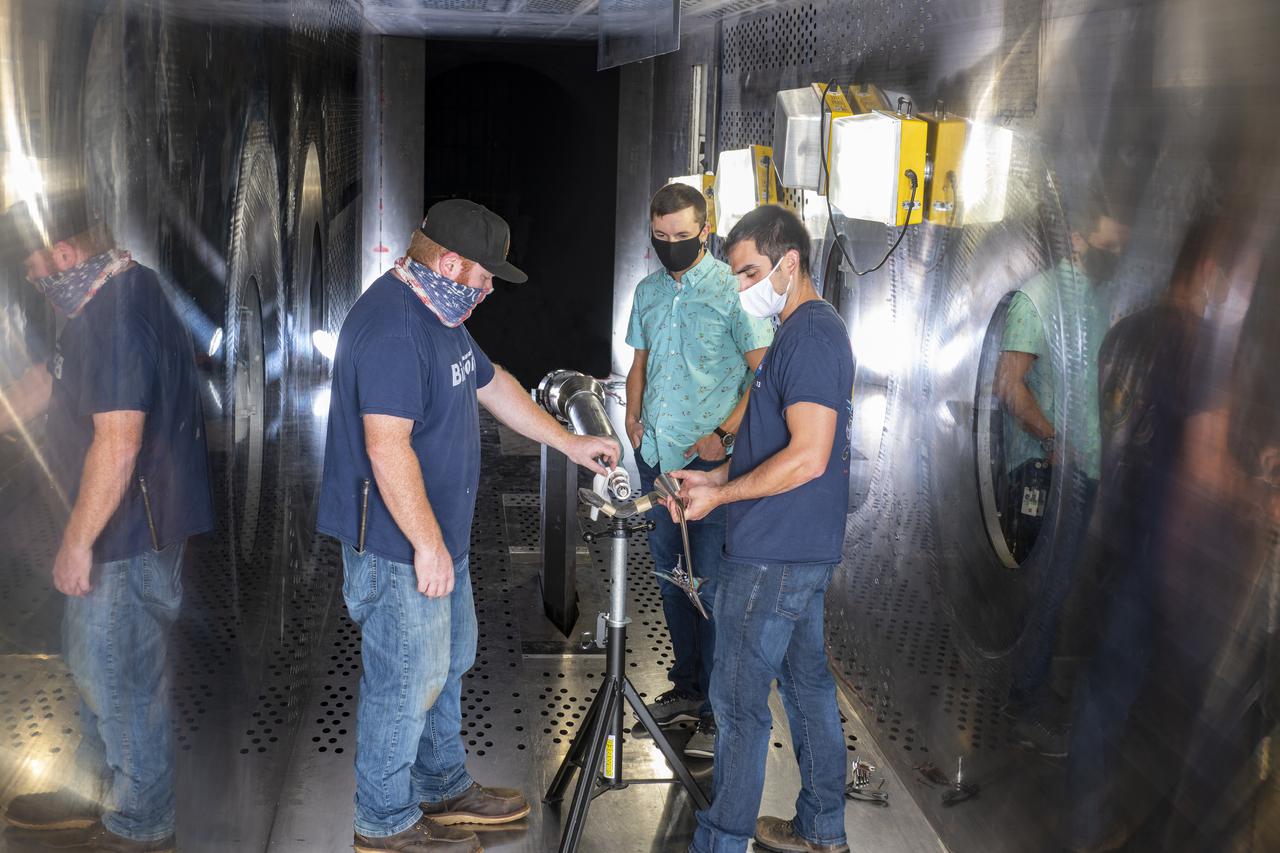 Commercial Supersonic Transport, CST Project, X-59 Sonic Boom Test Model, in the 8x6-foot Supersonic Wind Tunnel, SWT
