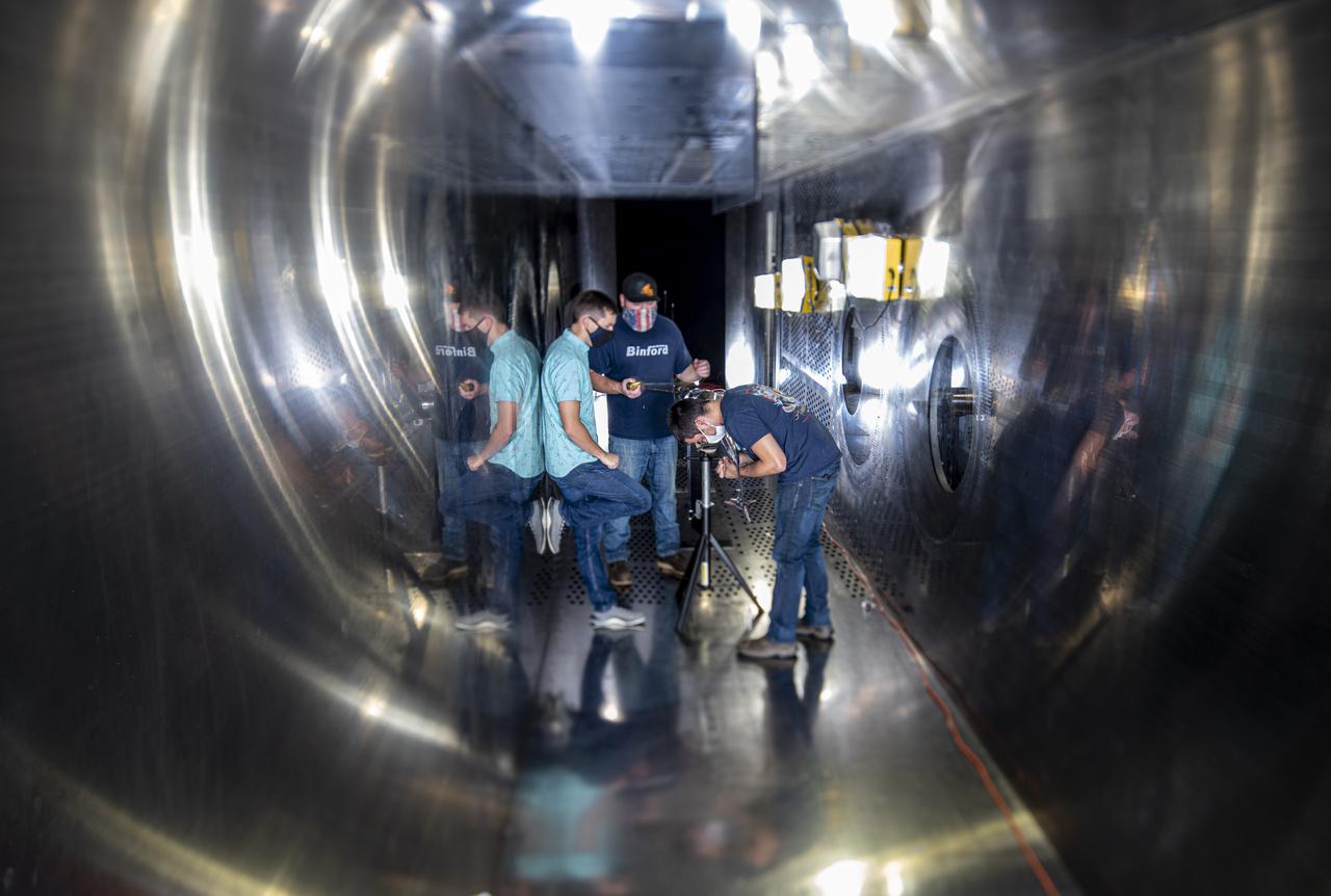 Commercial Supersonic Transport, CST Project, X-59 Sonic Boom Test Model, in the 8x6-foot Supersonic Wind Tunnel, SWT