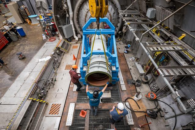 NASA image: American Society of Mechanical Engineers ASME Nozzle Test at Propulsion Systems Laboratory PSL Documentation Photos from Time-lapse