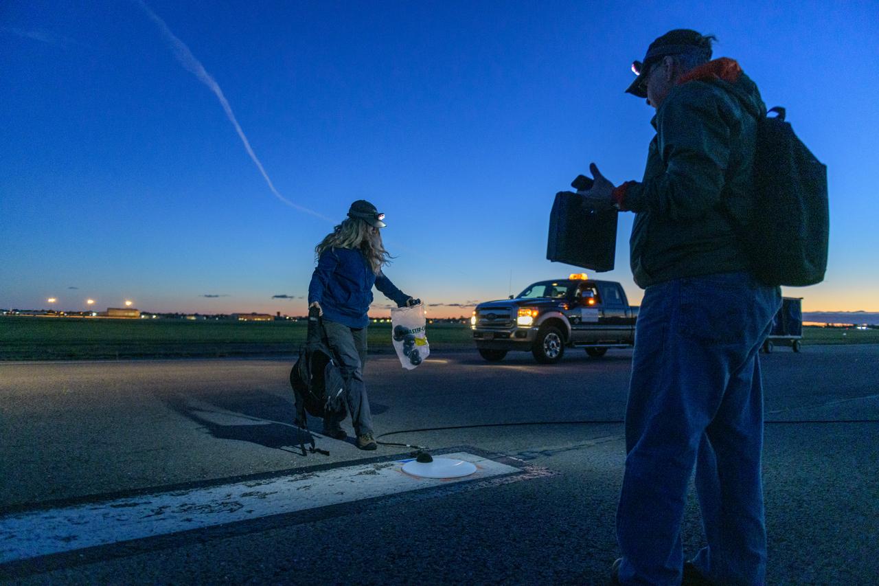 Learjet 25 Acoustic Measurement Testing at Niagara Falls, New York Airport
