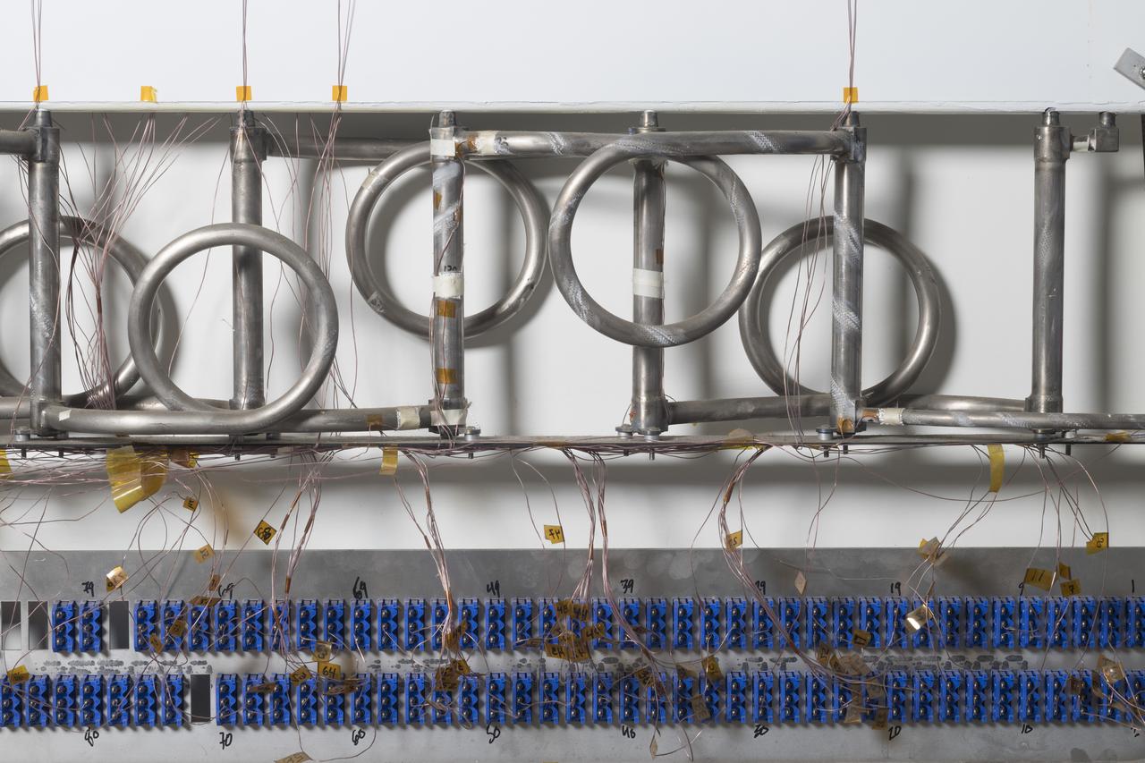 Detail of the Fission Surface Power Structure that part of the research in providing power on the moon.