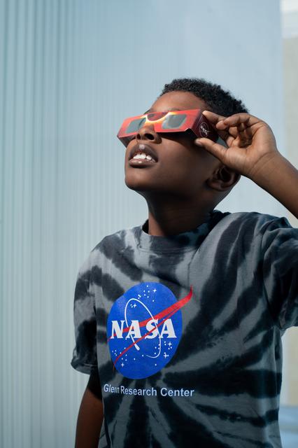 NASA image: Cleveland Magazine Ad Eclipse Photo