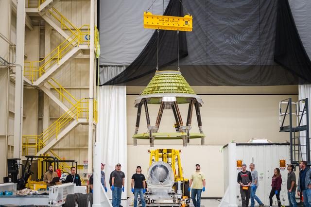NASA image: Orion Environmental Test Article (ETA) Arrival to the Space Environments Complex at NASA’s Glenn Research Center