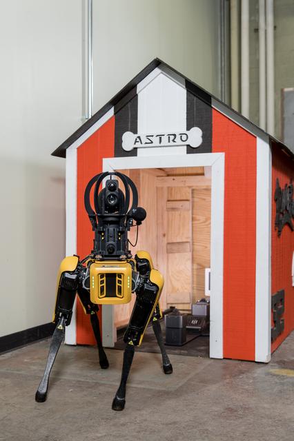 NASA image: Astro with his Doghouse