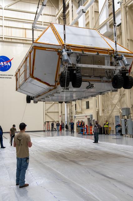 NASA image: Orion Environmental Test Article (ETA) Arrival to the Space Environments Complex at NASA’s Glenn Research Center