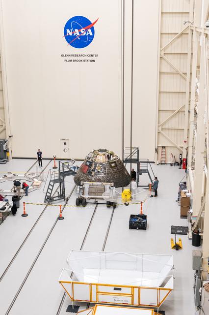 NASA image: Orion Environmental Test Article (ETA) Arrival to the Space Environments Complex at NASA’s Glenn Research Center