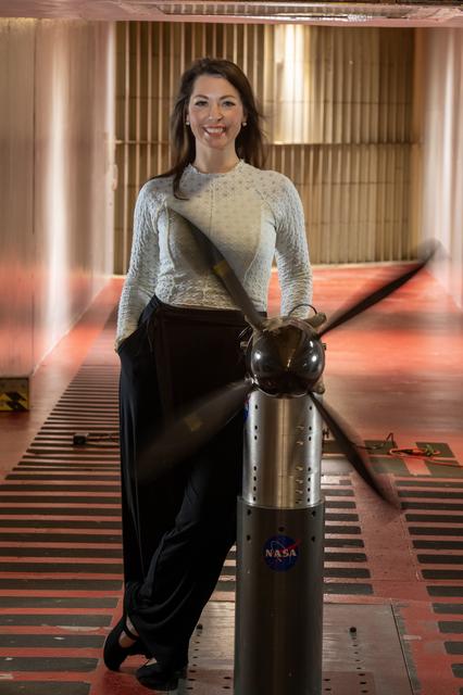 NASA image: Faces of NASA photograph of Emily Timko in the Icing Research Tu
