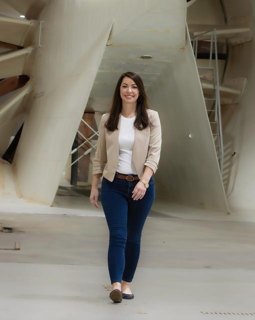 NASA image: Faces of NASA photograph of Emily Timko in the IRT (Icing Reach 