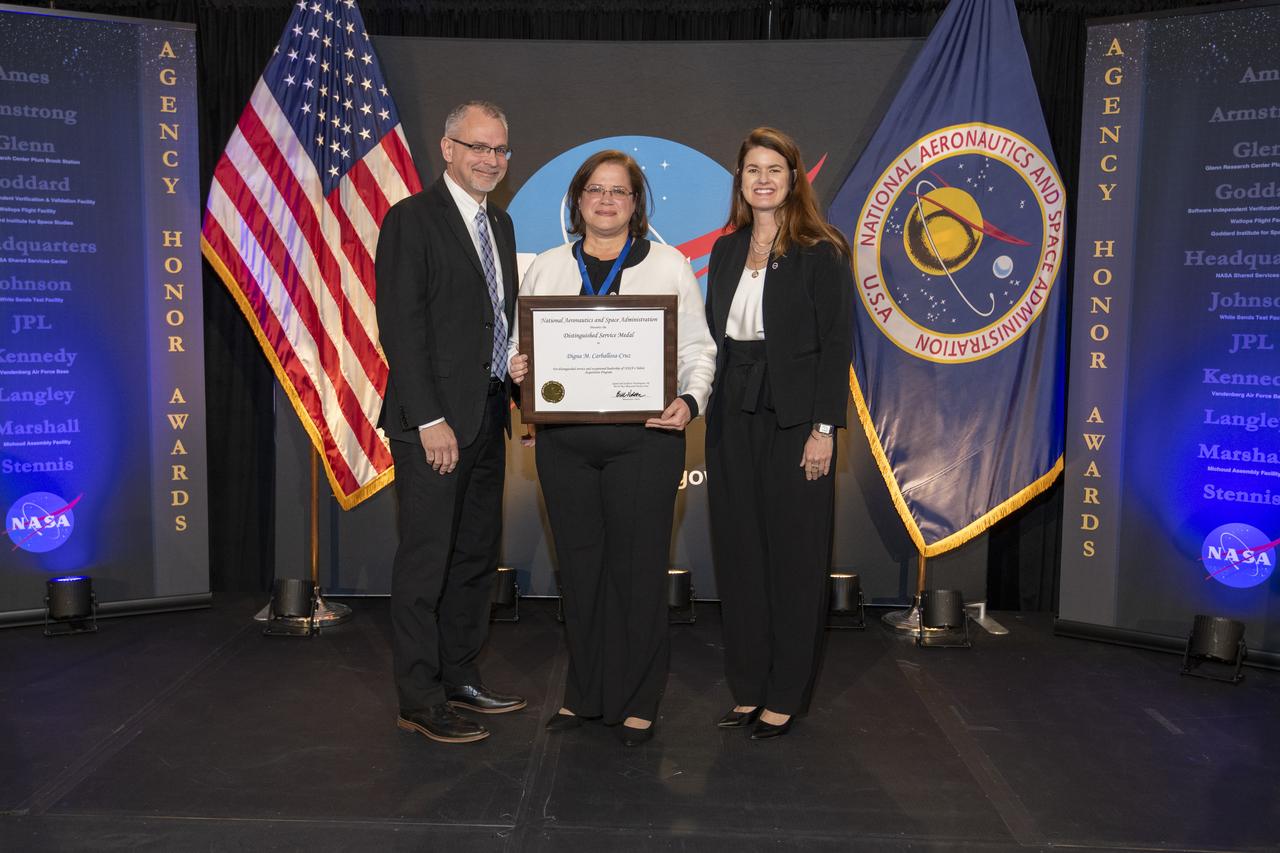 On March 28, 2024 NASA held its 2023 Administrator’s Agency Honor Awards at the Glenn Research Center in Cleveland, OH. This celebratory event recognized the invaluable contributions of civil servants and contractors alike, each one instrumental in propelling humanity further into the realms of space exploration, understanding, and discoverThis is NASA's highest form of recognition that is awarded to any Government employee who, by distinguished service, ability, or vision has personally contributed to NASA's advancement of United States' interests.