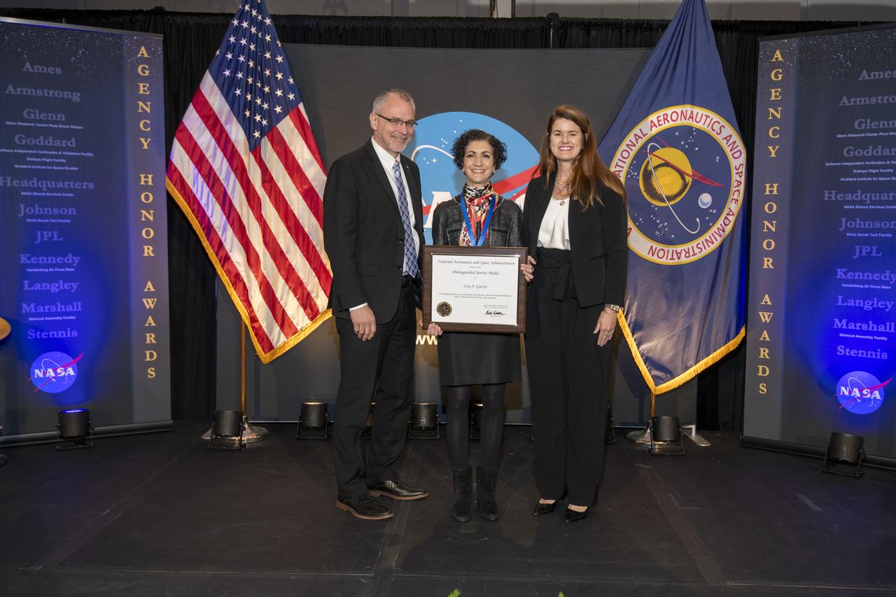 On March 28, 2024 NASA held its 2023 Administrator’s Agency Honor Awards at the Glenn Research Center in Cleveland, OH. This celebratory event recognized the invaluable contributions of civil servants and contractors alike, each one instrumental in propelling humanity further into the realms of space exploration, understanding, and discoverThis is NASA's highest form of recognition that is awarded to any Government employee who, by distinguished service, ability, or vision has personally contributed to NASA's advancement of United States' interests.