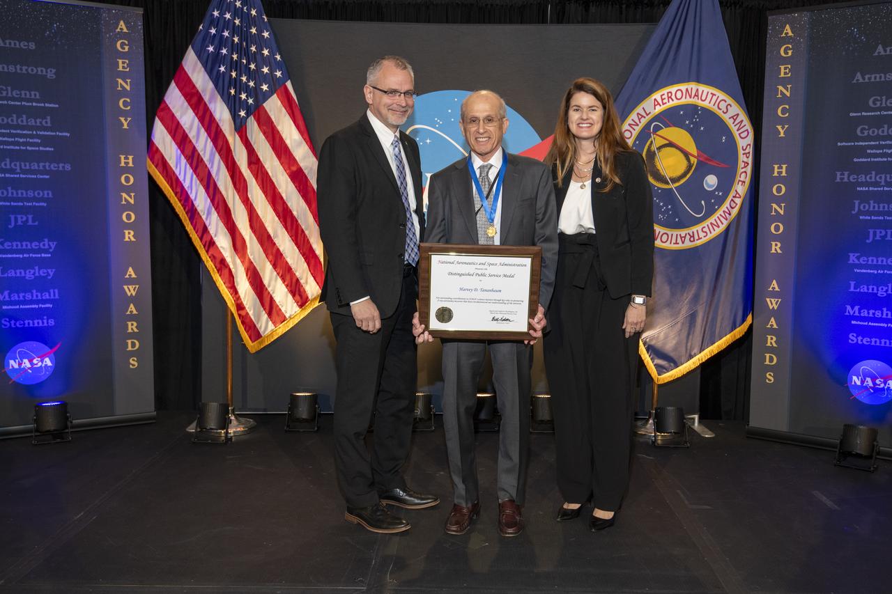 On March 28, 2024 NASA held its 2023 Administrator’s Agency Honor Awards at the Glenn Research Center in Cleveland, OH. This celebratory event recognized the invaluable contributions of civil servants and contractors alike, each one instrumental in propelling humanity further into the realms of space exploration, understanding, and discoverThis is NASA's highest form of recognition that is awarded to any Government employee who, by distinguished service, ability, or vision has personally contributed to NASA's advancement of United States' interests.