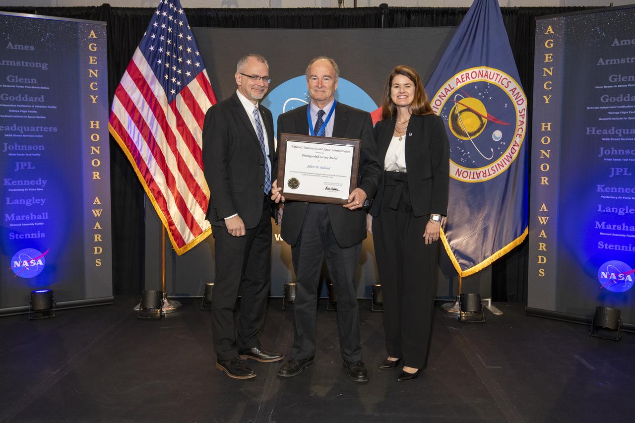 On March 28, 2024 NASA held its 2023 Administrator’s Agency Honor Awards at the Glenn Research Center in Cleveland, OH. This celebratory event recognized the invaluable contributions of civil servants and contractors alike, each one instrumental in propelling humanity further into the realms of space exploration, understanding, and discoverThis is NASA's highest form of recognition that is awarded to any Government employee who, by distinguished service, ability, or vision has personally contributed to NASA's advancement of United States' interests.