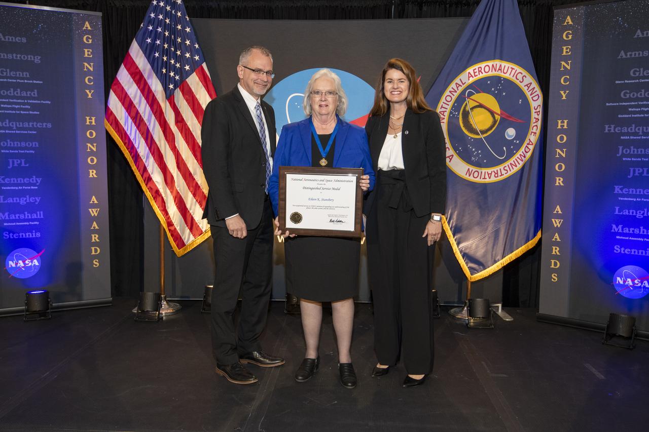 On March 28, 2024 NASA held its 2023 Administrator’s Agency Honor Awards at the Glenn Research Center in Cleveland, OH. This celebratory event recognized the invaluable contributions of civil servants and contractors alike, each one instrumental in propelling humanity further into the realms of space exploration, understanding, and discoverThis is NASA's highest form of recognition that is awarded to any Government employee who, by distinguished service, ability, or vision has personally contributed to NASA's advancement of United States' interests.