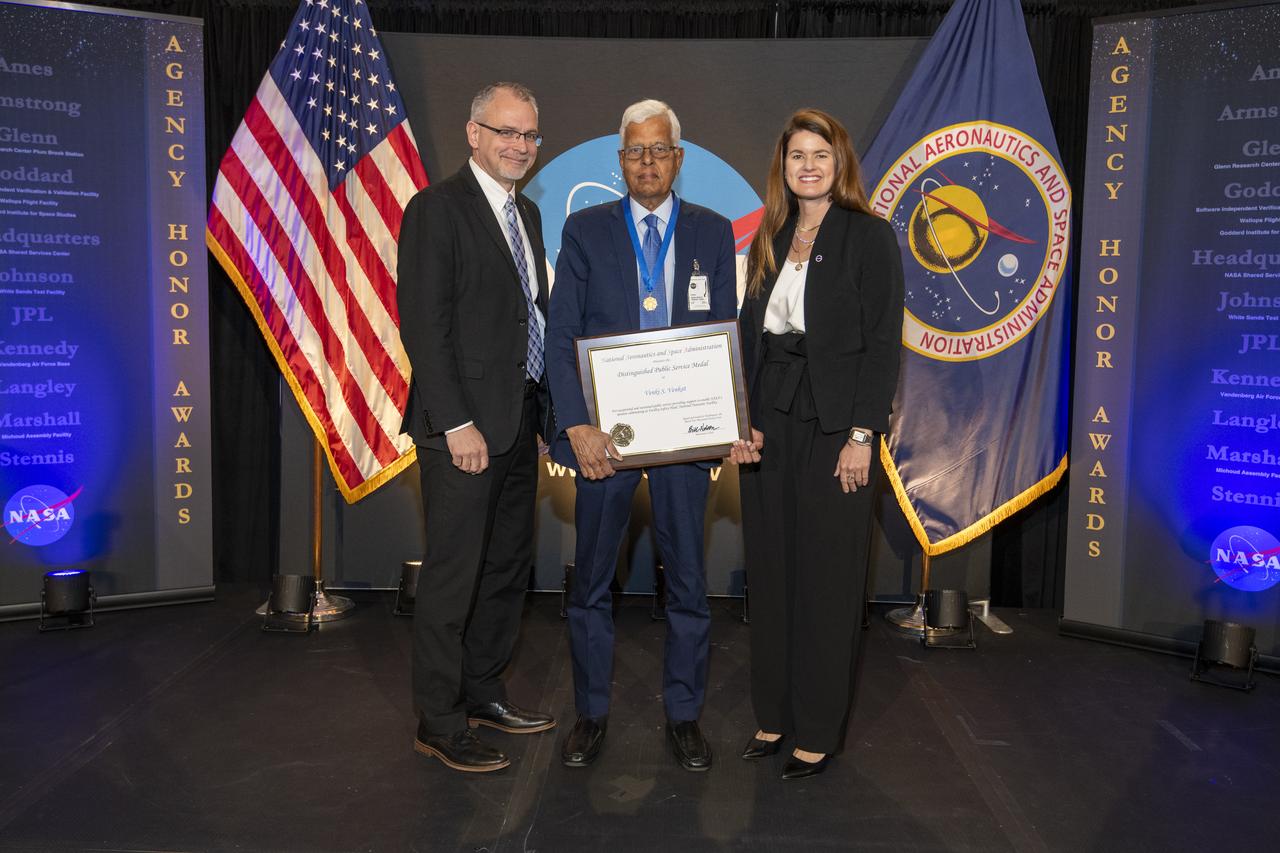On March 28, 2024 NASA held its 2023 Administrator’s Agency Honor Awards at the Glenn Research Center in Cleveland, OH. This celebratory event recognized the invaluable contributions of civil servants and contractors alike, each one instrumental in propelling humanity further into the realms of space exploration, understanding, and discoverThis is NASA's highest form of recognition that is awarded to any Government employee who, by distinguished service, ability, or vision has personally contributed to NASA's advancement of United States' interests.