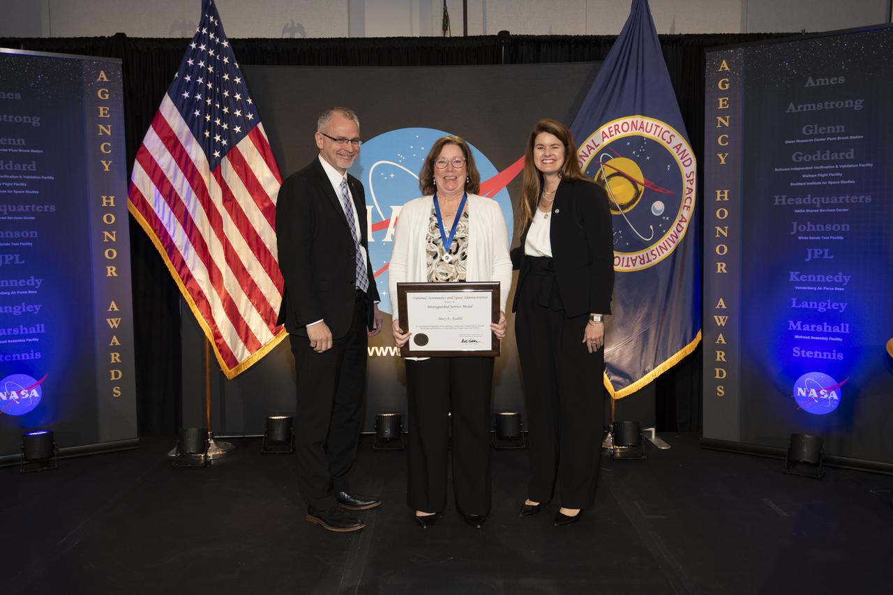 On March 28, 2024 NASA held its 2023 Administrator’s Agency Honor Awards at the Glenn Research Center in Cleveland, OH. This celebratory event recognized the invaluable contributions of civil servants and contractors alike, each one instrumental in propelling humanity further into the realms of space exploration, understanding, and discoverThis is NASA's highest form of recognition that is awarded to any Government employee who, by distinguished service, ability, or vision has personally contributed to NASA's advancement of United States' interests.