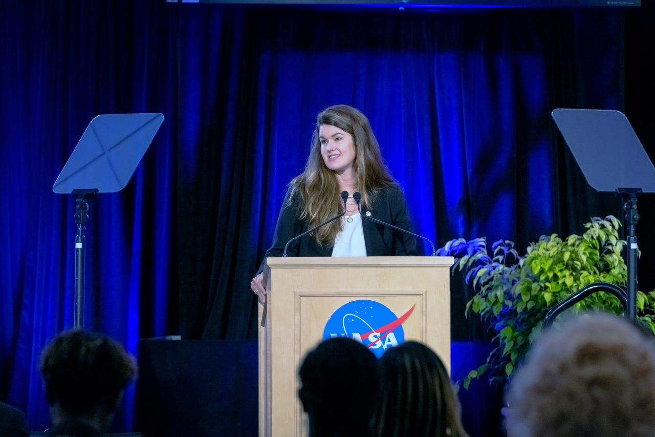 On March 28, 2024 NASA held its 2023 Administrator’s Agency Honor Awards at the Glenn Research Center in Cleveland, OH. Casey Swails, NASA’s Deputy Associate Administrator talks about the criteria of medals. This celebratory event recognized the invaluable contributions of civil servants and contractors alike, each one instrumental in propelling humanity further into the realms of space exploration, understanding, and discoverThis is NASA's highest form of recognition that is awarded to any Government employee who, by distinguished service, ability, or vision has personally contributed to NASA's advancement of United States' interests.