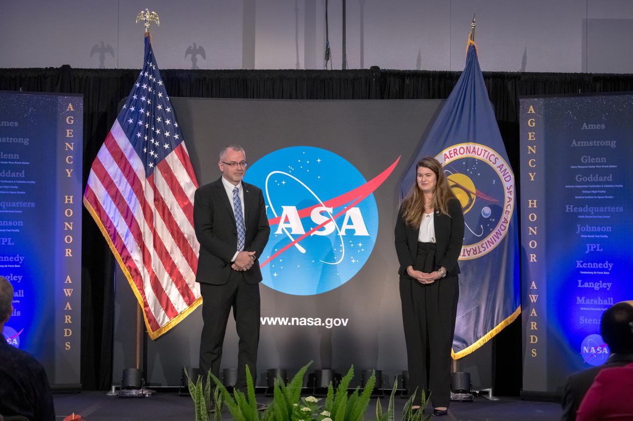 On March 28, 2024 NASA held its 2023 Administrator’s Agency Honor Awards at the Glenn Research Center in Cleveland, OH. This celebratory event recognized the invaluable contributions of civil servants and contractors alike, each one instrumental in propelling humanity further into the realms of space exploration, understanding, and discoverThis is NASA's highest form of recognition that is awarded to any Government employee who, by distinguished service, ability, or vision has personally contributed to NASA's advancement of United States' interests.