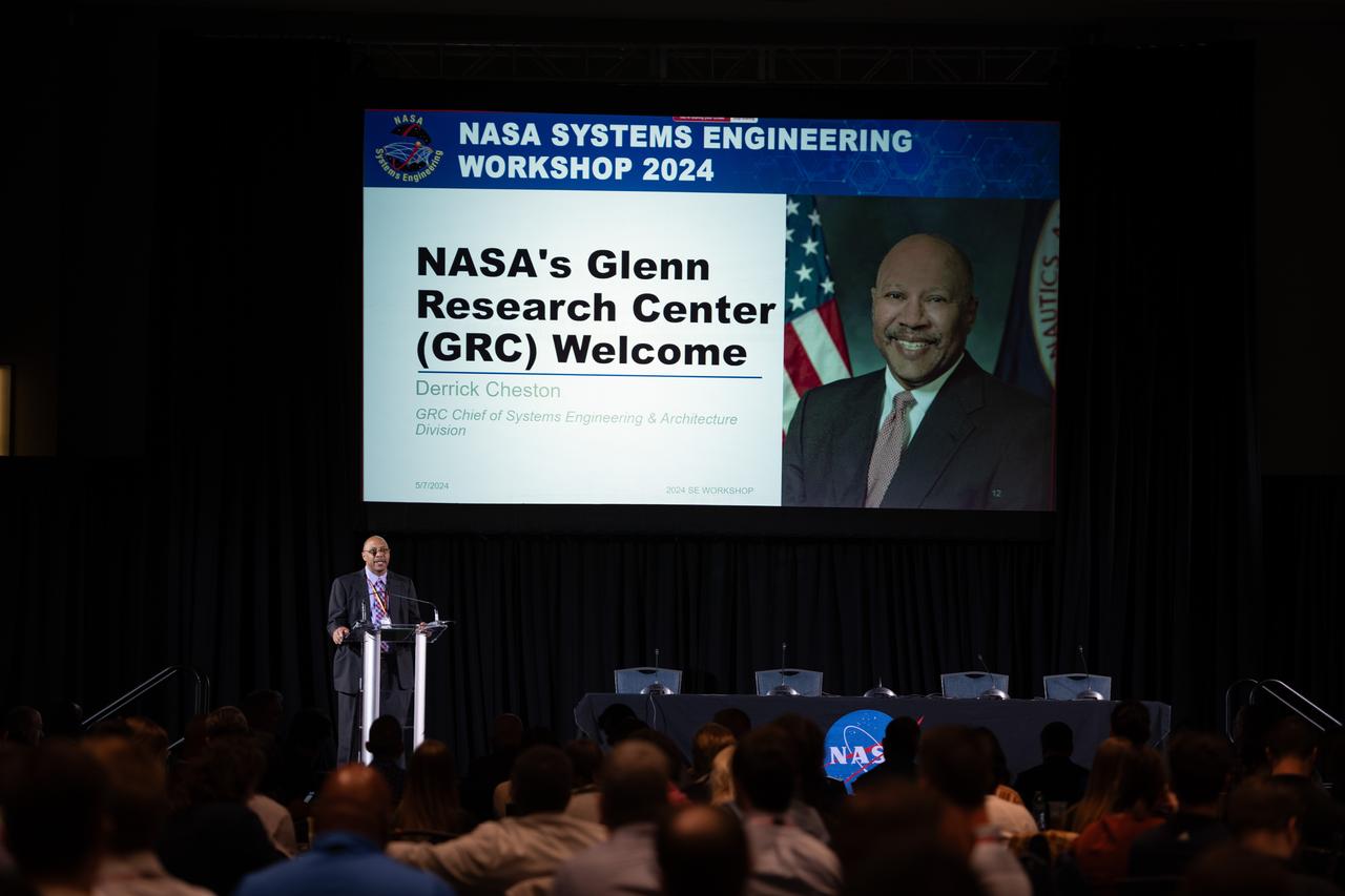 The NASA Systems Engineering Workshop is an annual event that brings together systems engineers and stakeholders from across the Agency to discuss, develop, and improve the state of the discipline as a community. The fundamental goals of the SE Workshop is to better engage and develop Systems Engineers to improve NASA mission success and improve the SE community and knowledge sharing within the discipline through focused and pertinent interactive learning.  The Systems Engineering Workshop prides itself on being a "workshop".  This means that attendees will be highly engaged and encouraged to share their own experiences and points of view with their colleagues throughout the event.  The theme of this year's workshop hosted by Glenn Research Center on May 7-10, 2024 is "Eye on the Future" and is being held at the Hilton Cleveland Downtown in Ohio.  It will feature presentations and panels of experts from across NASA and beyond!  A couple of featured presentations include: "How I Learned to Stop Worrying and Love ChatGPT" and "Is MBSE Right for Me?"  For more information about the schedule, see the agenda tab.