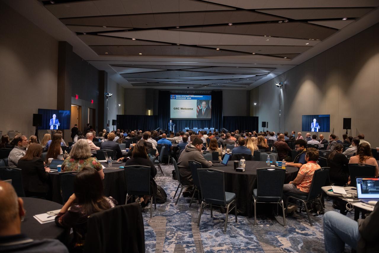 The NASA Systems Engineering Workshop is an annual event that brings together systems engineers and stakeholders from across the Agency to discuss, develop, and improve the state of the discipline as a community. The fundamental goals of the SE Workshop is to better engage and develop Systems Engineers to improve NASA mission success and improve the SE community and knowledge sharing within the discipline through focused and pertinent interactive learning.  The Systems Engineering Workshop prides itself on being a "workshop".  This means that attendees will be highly engaged and encouraged to share their own experiences and points of view with their colleagues throughout the event.  The theme of this year's workshop hosted by Glenn Research Center on May 7-10, 2024 is "Eye on the Future" and is being held at the Hilton Cleveland Downtown in Ohio.  It will feature presentations and panels of experts from across NASA and beyond!  A couple of featured presentations include: "How I Learned to Stop Worrying and Love ChatGPT" and "Is MBSE Right for Me?"  For more information about the schedule, see the agenda tab.