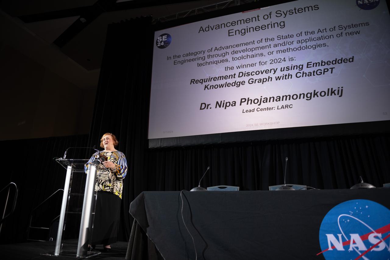 The NASA Systems Engineering Workshop is an annual event that brings together systems engineers and stakeholders from across the Agency to discuss, develop, and improve the state of the discipline as a community. The fundamental goals of the SE Workshop is to better engage and develop Systems Engineers to improve NASA mission success and improve the SE community and knowledge sharing within the discipline through focused and pertinent interactive learning.  The Systems Engineering Workshop prides itself on being a "workshop".  This means that attendees will be highly engaged and encouraged to share their own experiences and points of view with their colleagues throughout the event.  The theme of this year's workshop hosted by Glenn Research Center on May 7-10, 2024 is "Eye on the Future" and is being held at the Hilton Cleveland Downtown in Ohio.  It will feature presentations and panels of experts from across NASA and beyond!  A couple of featured presentations include: "How I Learned to Stop Worrying and Love ChatGPT" and "Is MBSE Right for Me?"  For more information about the schedule, see the agenda tab.