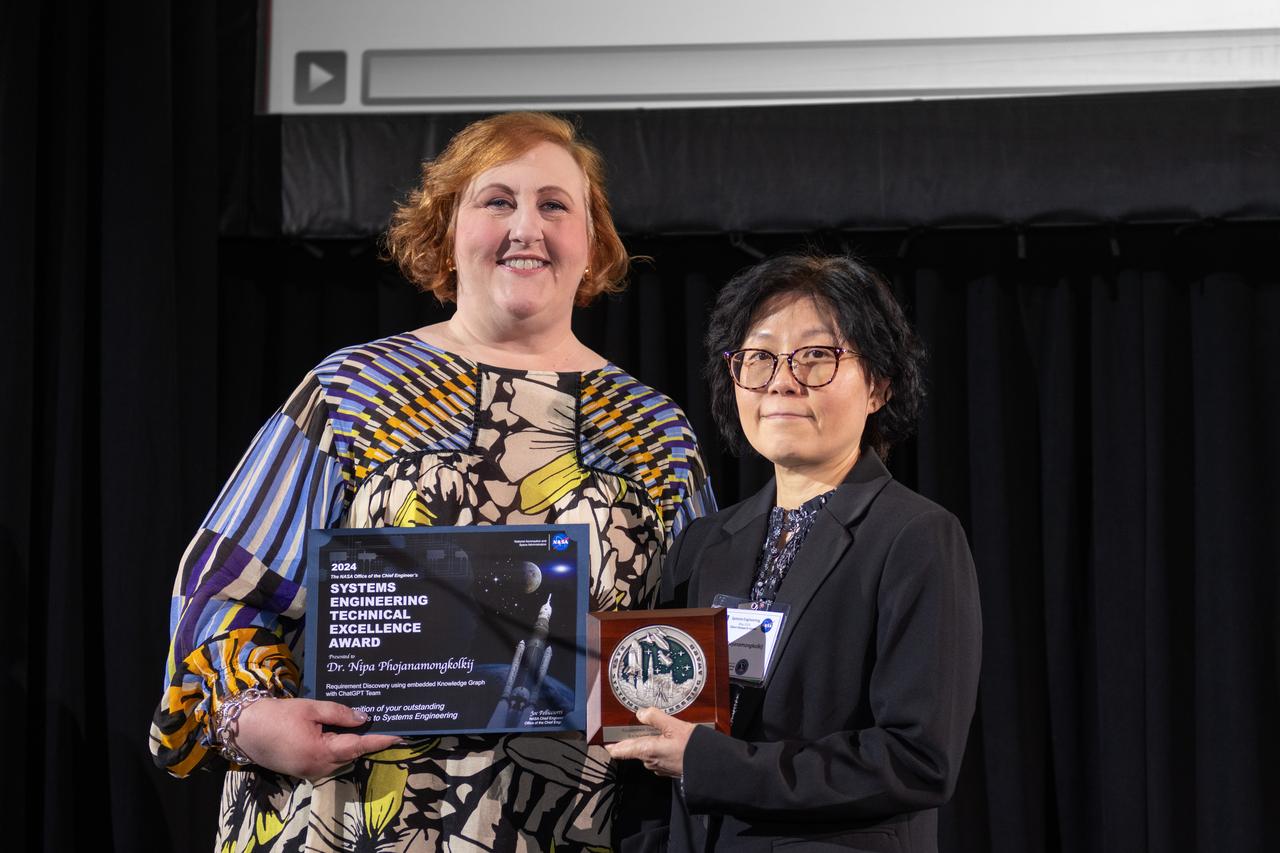 The NASA Systems Engineering Workshop is an annual event that brings together systems engineers and stakeholders from across the Agency to discuss, develop, and improve the state of the discipline as a community. The fundamental goals of the SE Workshop is to better engage and develop Systems Engineers to improve NASA mission success and improve the SE community and knowledge sharing within the discipline through focused and pertinent interactive learning.  The Systems Engineering Workshop prides itself on being a "workshop".  This means that attendees will be highly engaged and encouraged to share their own experiences and points of view with their colleagues throughout the event.  The theme of this year's workshop hosted by Glenn Research Center on May 7-10, 2024 is "Eye on the Future" and is being held at the Hilton Cleveland Downtown in Ohio.  It will feature presentations and panels of experts from across NASA and beyond!  A couple of featured presentations include: "How I Learned to Stop Worrying and Love ChatGPT" and "Is MBSE Right for Me?"  For more information about the schedule, see the agenda tab.