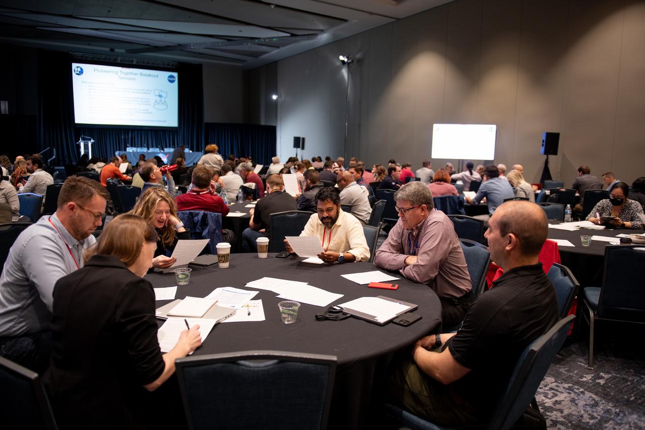 The NASA Systems Engineering Workshop is an annual event that brings together systems engineers and stakeholders from across the Agency to discuss, develop, and improve the state of the discipline as a community. The fundamental goals of the SE Workshop is to better engage and develop Systems Engineers to improve NASA mission success and improve the SE community and knowledge sharing within the discipline through focused and pertinent interactive learning.  The Systems Engineering Workshop prides itself on being a "workshop".  This means that attendees will be highly engaged and encouraged to share their own experiences and points of view with their colleagues throughout the event.  The theme of this year's workshop hosted by Glenn Research Center on May 7-10, 2024 is "Eye on the Future" and is being held at the Hilton Cleveland Downtown in Ohio.  It will feature presentations and panels of experts from across NASA and beyond!  A couple of featured presentations include: "How I Learned to Stop Worrying and Love ChatGPT" and "Is MBSE Right for Me?"  For more information about the schedule, see the agenda tab.