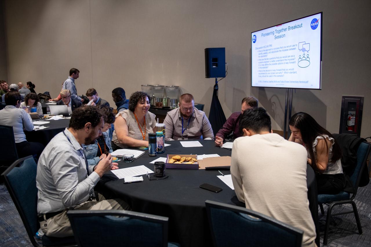 The NASA Systems Engineering Workshop is an annual event that brings together systems engineers and stakeholders from across the Agency to discuss, develop, and improve the state of the discipline as a community. The fundamental goals of the SE Workshop is to better engage and develop Systems Engineers to improve NASA mission success and improve the SE community and knowledge sharing within the discipline through focused and pertinent interactive learning.  The Systems Engineering Workshop prides itself on being a "workshop".  This means that attendees will be highly engaged and encouraged to share their own experiences and points of view with their colleagues throughout the event.  The theme of this year's workshop hosted by Glenn Research Center on May 7-10, 2024 is "Eye on the Future" and is being held at the Hilton Cleveland Downtown in Ohio.  It will feature presentations and panels of experts from across NASA and beyond!  A couple of featured presentations include: "How I Learned to Stop Worrying and Love ChatGPT" and "Is MBSE Right for Me?"  For more information about the schedule, see the agenda tab.