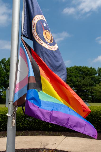 NASA image: Progressive Pride Raising Flag Ceremony