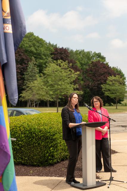 NASA image: Progressive Pride Raising Flag Ceremony