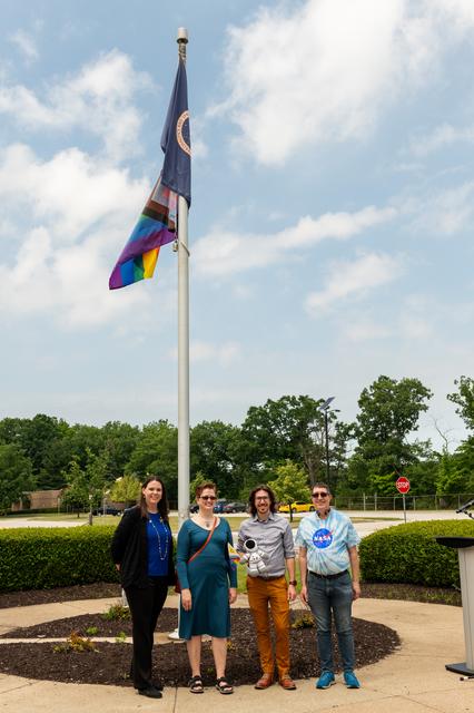 NASA image: Progressive Pride Raising Flag Ceremony