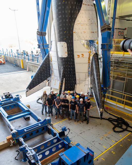 NASA image: The Sierra Space Plane, Dream Chaser, while waiting to be lifted